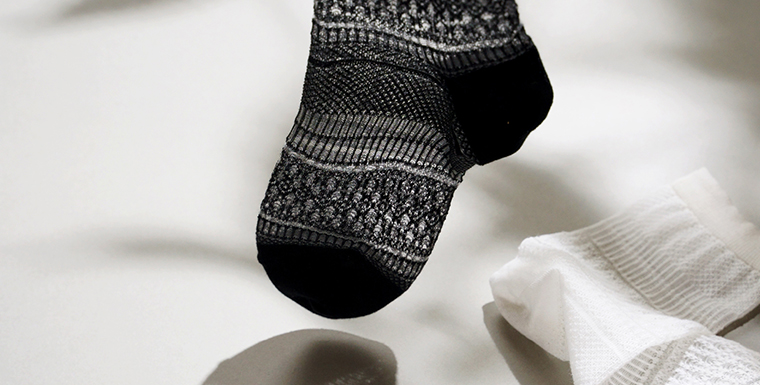 オンオフ楽しめる、大人の靴下。